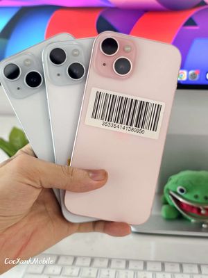 iPhone 15 Quốc Tế khay sim 128GB, zin áp đẹp  98%