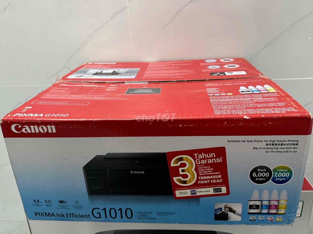 Máy in màu Canon G1010 Đen. Mua bán Đồ dùng văn phòng tại Quận Liên Chiểu Đà Nẵng được đăng bởi Chí Binh Printer hình 1