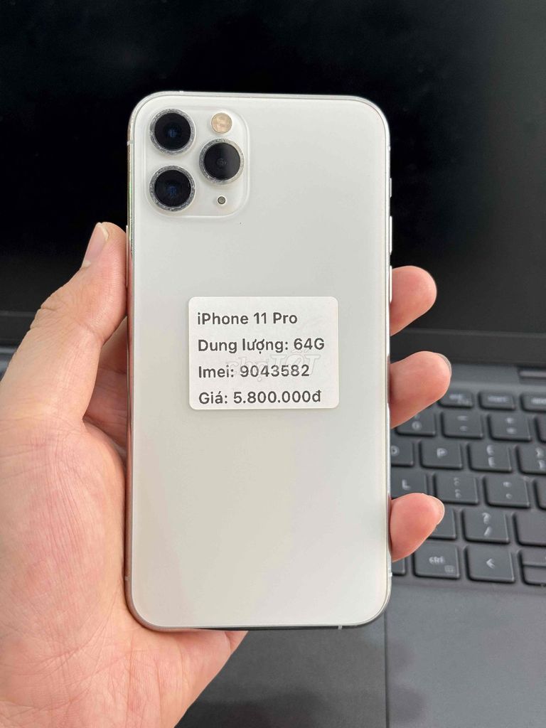 iPhone 11 Pro 64GB Trắng máy đẹp keng. Mua bán Điện thoại tại Thành phố Buôn Ma Thuột Đắk Lắk được đăng bởi Nguyễn Hoàng hình 1