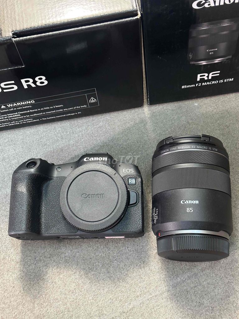Canon R8 + RF 85mm F2 Macro IS STM 99% - BH 2027. Mua bán Máy ảnh, Máy quay tại Quận Hải Châu Đà Nẵng được đăng bởi Tiến Đạt hình 1