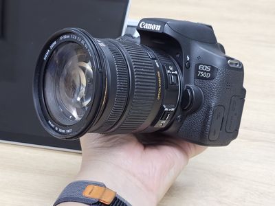 Máy ảnh Canon EOS 750D + Lens Sigma 17-50mm