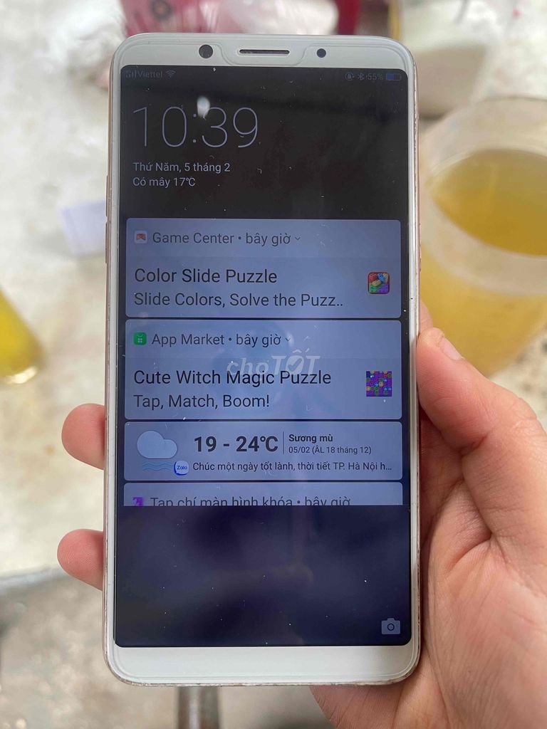 Oppo Điện thoại Vàng hồng Đã sử dụng. Mua bán Điện thoại tại Quận Tây Hồ Hà Nội được đăng bởi Va HaHa hình 1