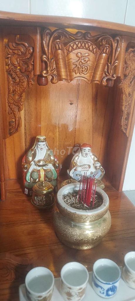 Bộ Thần Tài Thổ Địa Đồng Gỗ Mới đẹp. Mua bán Đồ sưu tầm, đồ cổ tại Huyện Long Thành Đồng Nai được đăng bởi TP hình 1