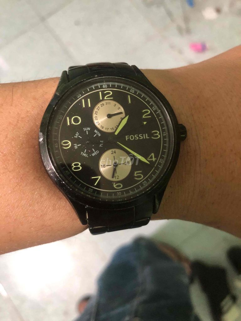 Đồng hồ Fossil BQ2517 Nam Đen. Mua bán Đồng hồ tại Thành phố Cao Lãnh Đồng Tháp được đăng bởi Toàn Em hình 1