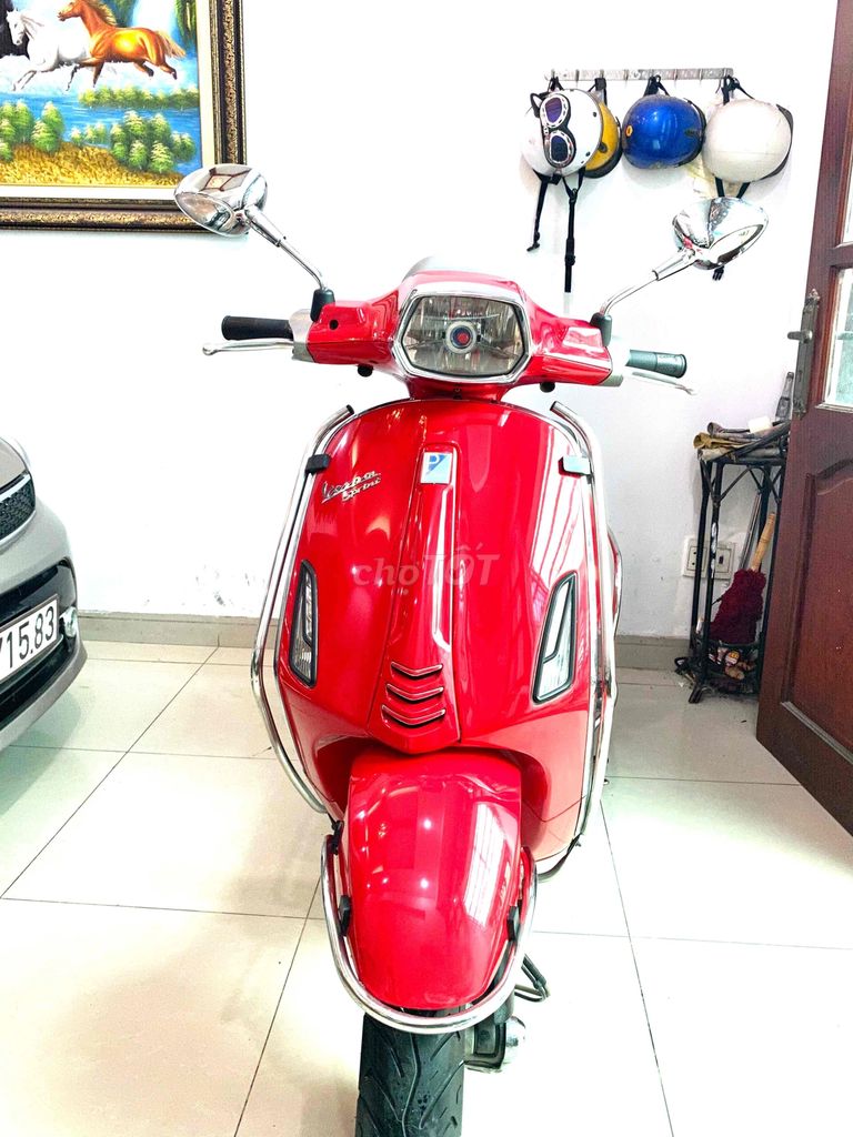 vespa sprint 125 3Vie th12/2015.Đỏ,mới 95%.BSTP