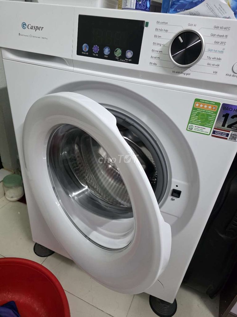 Máy giặt Casper Pro Wash Inverter 8kg Trắng. Mua bán Máy giặt tại Quận Cẩm Lệ Đà Nẵng được đăng bởi Nguyễn Mạnh Đức hình 1