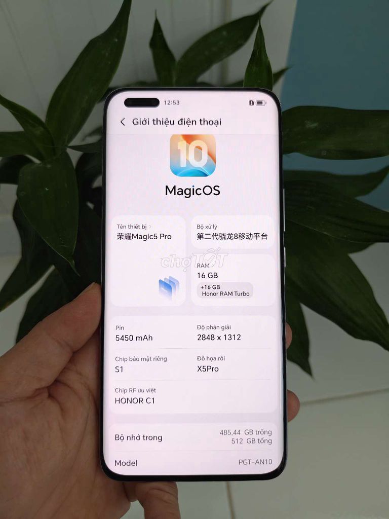Honor Magic 5 Pro Ram 16/512GB Pin 96. Mua bán Điện thoại tại Quận Gò Vấp Tp Hồ Chí Minh được đăng bởi Linh hình 1