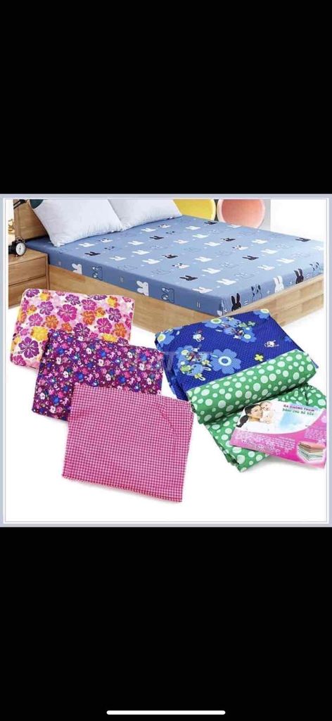 🌈GA CHỐNG THẤM CAO CẤP COTTON 2IN1