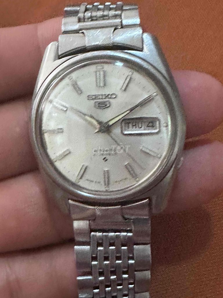 Đồng hồ Seiko 5 Automatic Nam Bạc. Mua bán Đồng hồ tại Quận Bình Tân Tp Hồ Chí Minh được đăng bởi Trungtrung vo hình 1
