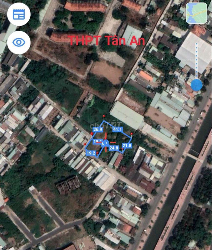 Hơn 1 công đất hẻm xe tải đường Trần Văn Nam, P3, TP Tân An