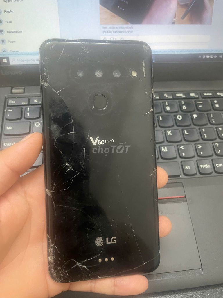 LG V50 ThinQ Đen Hỏng. Mua bán Điện thoại tại Quận Bắc Từ Liêm Hà Nội được đăng bởi Mr sinh Nhà Đất hình 1