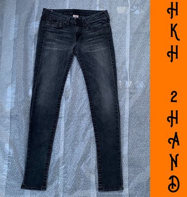 FREESHIP- Jeans nữ ĐỊA MỸ đen xám, size 32, SKINNY