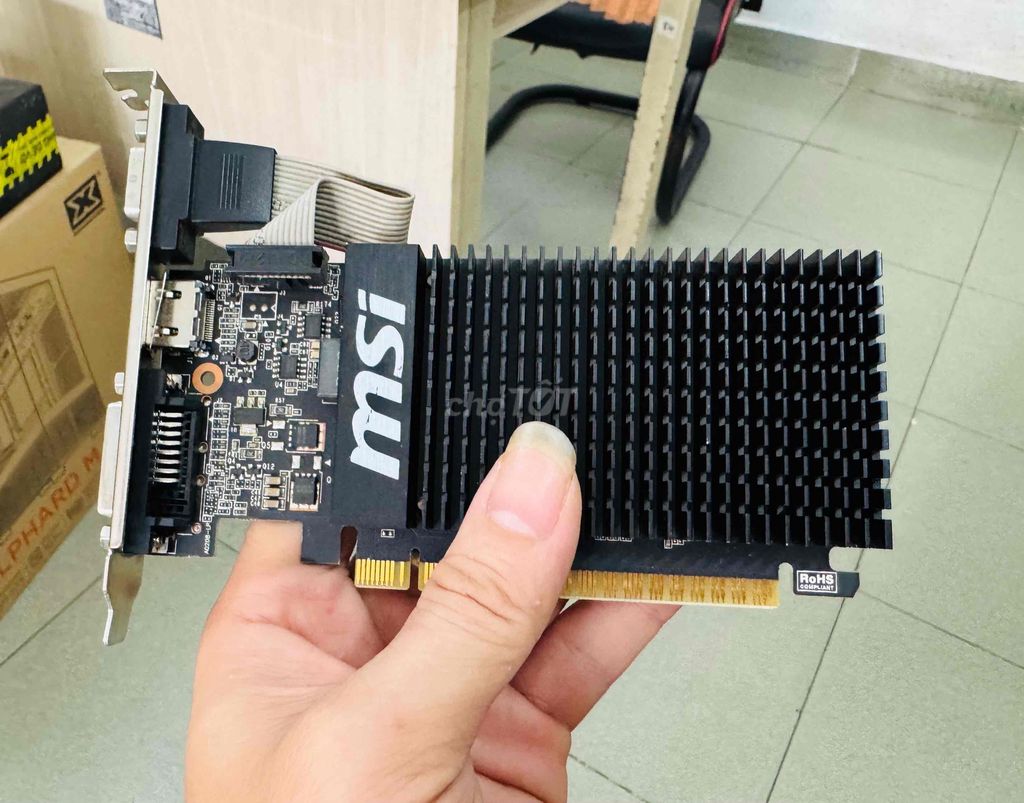 Card MSI GT 710 2GB D3 chuẩn đẹp keng. Mua bán Linh kiện (RAM, Card...) tại Quận 12 Tp Hồ Chí Minh được đăng bởi Anh Tuan hình 1