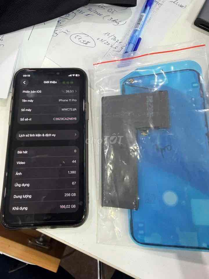Apple iPhone 11 Pro 256GB Đen. Mua bán Điện thoại tại Quận 1 Tp Hồ Chí Minh được đăng bởi Mai cồ hình 1