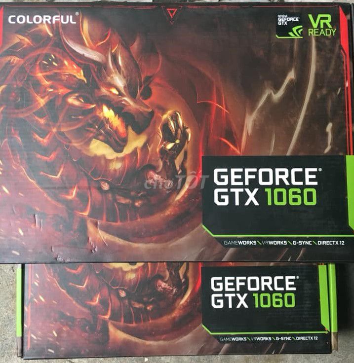 0901471840 - VGA Gtx1060 6gb full box bảo hành 11/2021