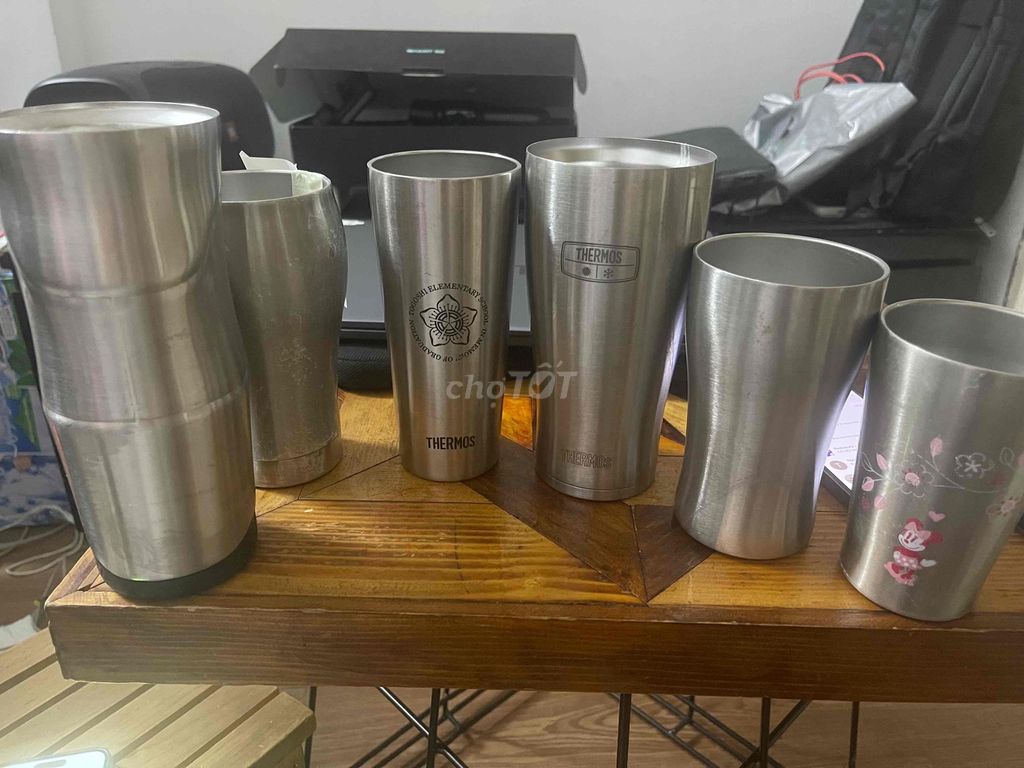 Ly giữ nhiệt Thermos Inox Nhật Bản Bạc. Mua bán Dụng cụ nhà bếp tại Quận Phú Nhuận Tp Hồ Chí Minh được đăng bởi Minh Ánh hình 1