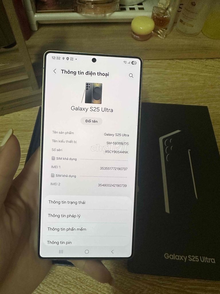 Samsung Galaxy S25 Ultra Đen đẹp 99% VN còn BH. Mua bán Điện thoại tại Quận Nam Từ Liêm Hà Nội được đăng bởi Ngô Thị Yến hình 1