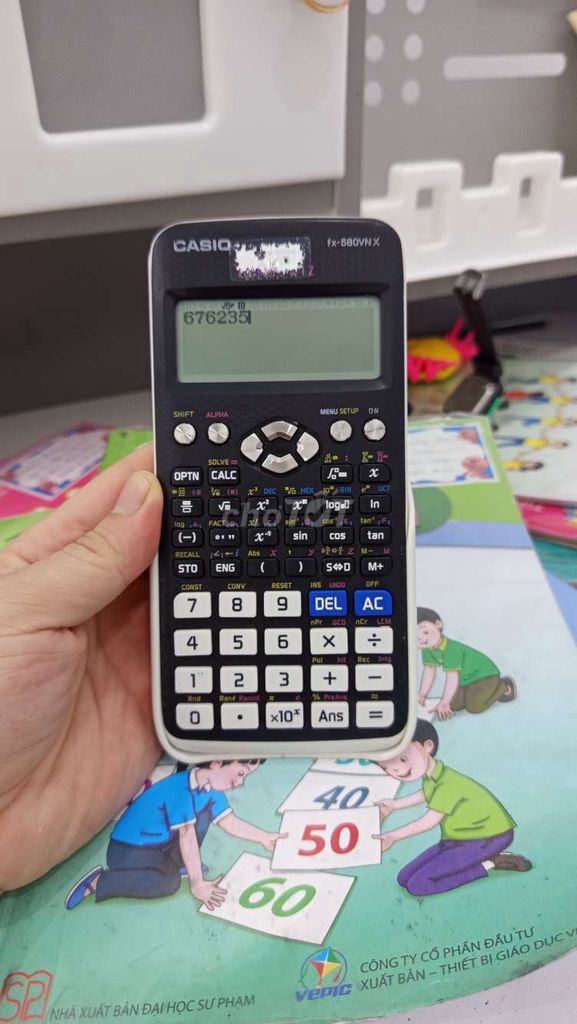 Máy tính Casio fx-580VN X Trắng đen. Mua bán Đồ dùng văn phòng tại Thành phố Huế Thừa Thiên Huế được đăng bởi Rôn hình 1