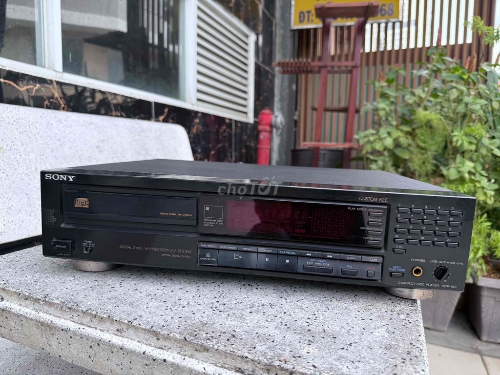 Đầu CD Sony CDP-970 Đen. Mua bán Tivi, Âm thanh tại Quận 7 Tp Hồ Chí Minh được đăng bởi Hoà Đỗ hình 1
