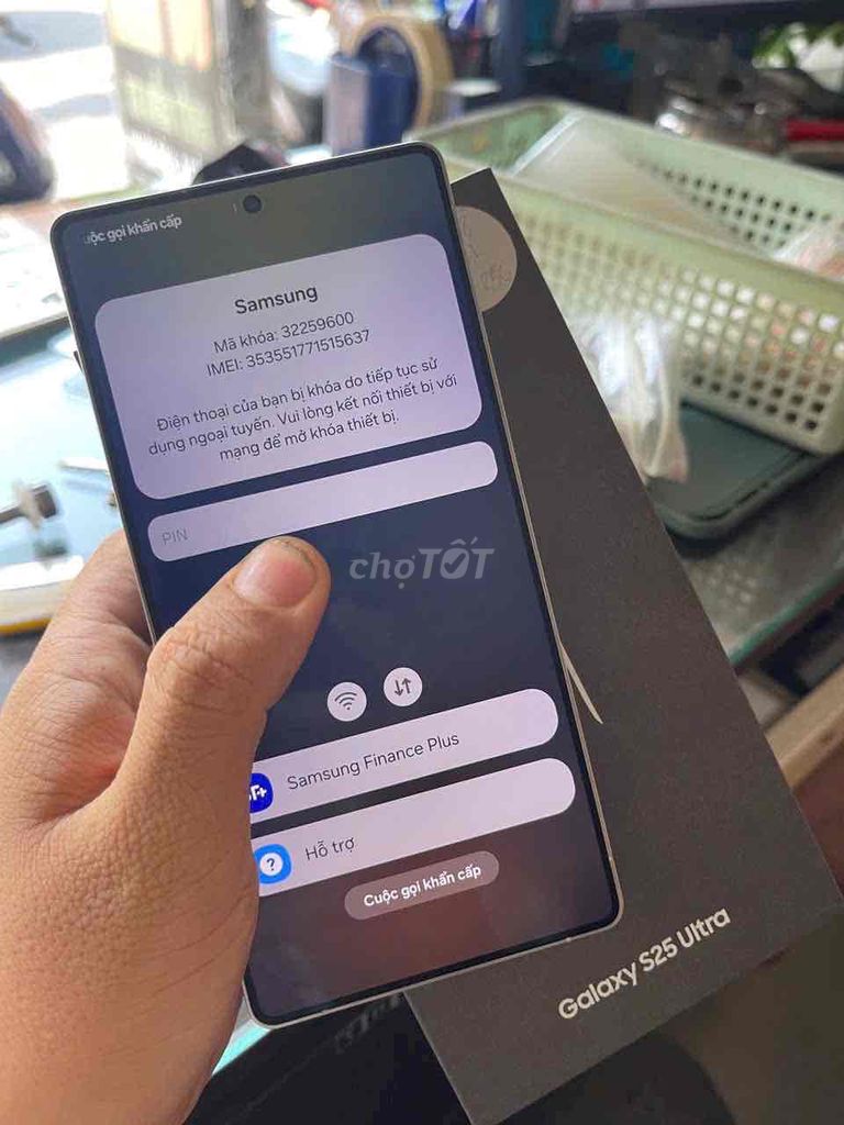 Samsung S25 Ultra chưa xài đã bị khoá góp Ko bớt. Mua bán Điện thoại tại Quận 8 Tp Hồ Chí Minh được đăng bởi Thanh Tâm Mobile hình 1