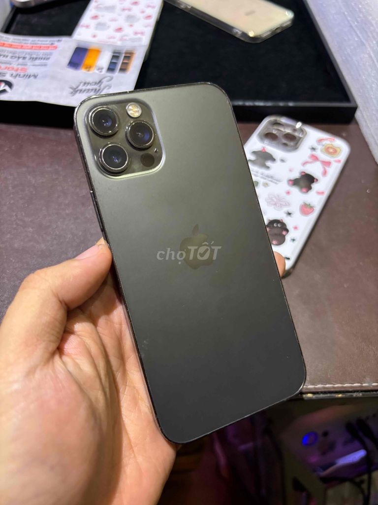 Apple iPhone 12 Pro 256GB Xám Qt zin all. Mua bán Điện thoại tại Thành phố Thủ Đức Tp Hồ Chí Minh được đăng bởi Minh Sang Store Góp Bao Nợ Xấu hình 1