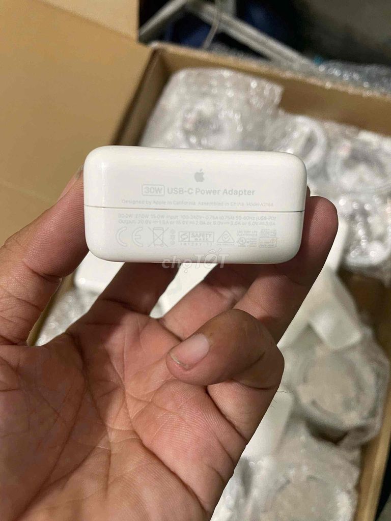 Củ sạc Apple A2164 Trắng. Mua bán Phụ kiện (Màn hình, Chuột...) tại Quận 12 Tp Hồ Chí Minh được đăng bởi KPApple hình 1