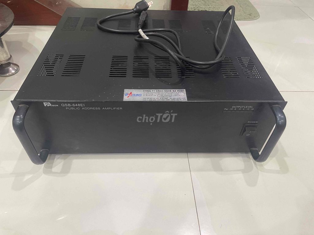 Cục đẩy loa PA Tech khuyếch đại âm thanh công cộng. Mua bán Tivi, Âm thanh tại Huyện Hóc Môn Tp Hồ Chí Minh được đăng bởi Linh hình 1