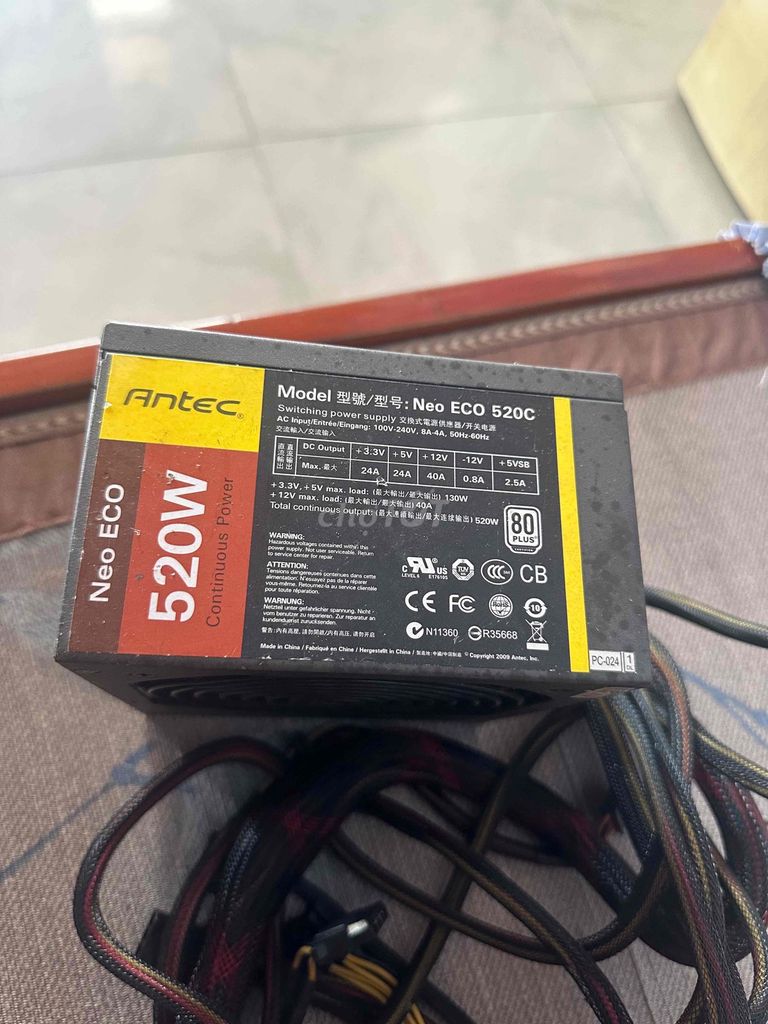 Nguồn cst antec 520w. Mua bán Linh kiện (RAM, Card...) tại Huyện Lệ Thủy Quảng Bình được đăng bởi Tiến hình 1