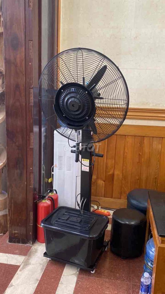 Quạt phun sương công nghiệp Đen. Mua bán Quạt tại Quận Hải Châu Đà Nẵng được đăng bởi Hải Đăng hình 1