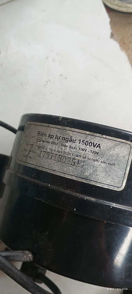 Biến áp tự ngẫu 1500VA Đen. Mua bán Đồ chuyên dụng, Giống nuôi trồng tại Thành phố Mỹ Tho Tiền Giang được đăng bởi Minh hình 1