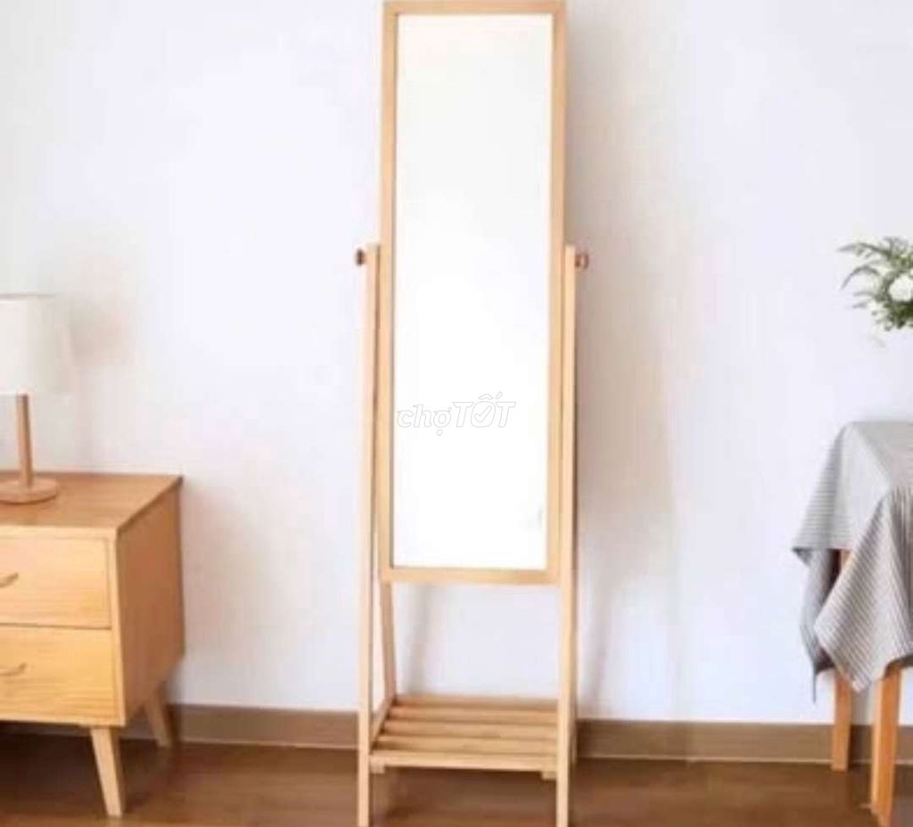Gương soi toàn thân Gỗ tự nhiên Vàng gỗ 1m7. Mua bán Nội thất, đồ gia dụng khác tại Huyện Bình Chánh Tp Hồ Chí Minh được đăng bởi Cẩm Trần Thị Ngọc hình 1