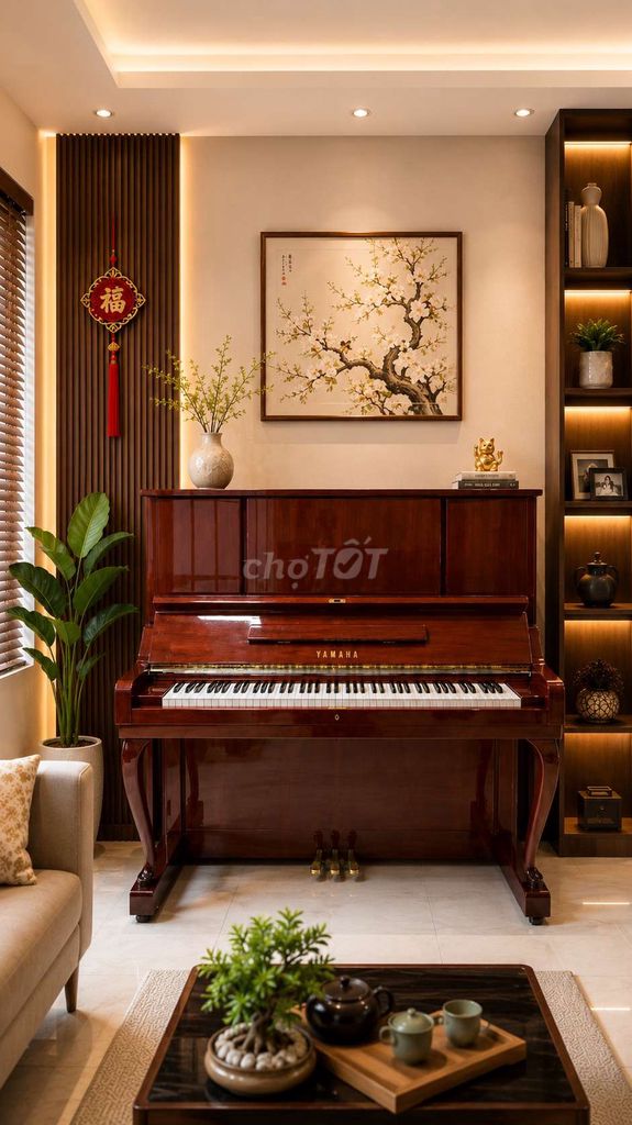 Đàn piano Yamaha W106 Gỗ Nâu đỏ. Mua bán Nhạc cụ tại Thành phố Thanh Hóa Thanh Hóa được đăng bởi Thanh Phạm hình 1