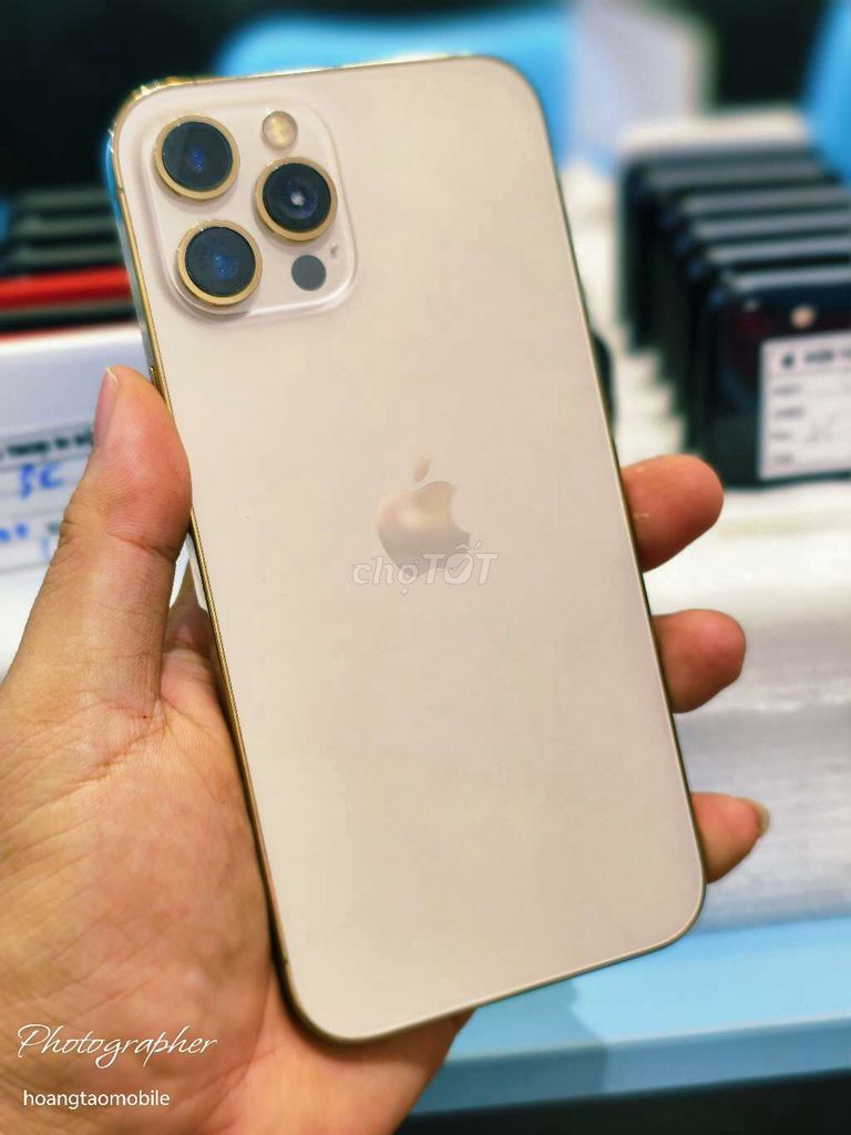 Apple iPhone 12 Pro Max 128GB Vàng. Mua bán Điện thoại tại Quận Tân Bình Tp Hồ Chí Minh được đăng bởi Táo Bán Lổ hình 1