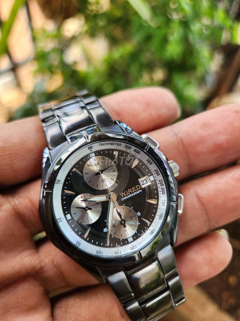 Đồng hồ Wired 6 kim Nam Kim loại Đen 40mm. Mua bán Đồng hồ tại Huyện Đất Đỏ Bà Rịa - Vũng Tàu được đăng bởi Nguyễn duy học hình 1