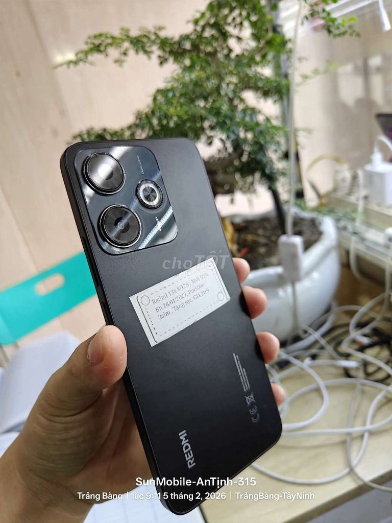 Xiaomi Redmi 13x R8+128 Bh01/2027 TL02. Mua bán Điện thoại tại Huyện Trảng Bàng Tây Ninh được đăng bởi Sun Mobile Shop Điện Thoại Trảng Bàng Tây Ninh 01 hình 1