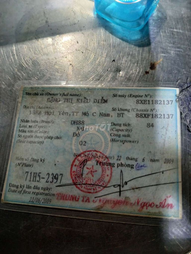 Honda DH có đề có giấy tờ. Mua bán Xe máy tại Huyện Phú Giáo Bình Dương được đăng bởi hoang trung hình 2
