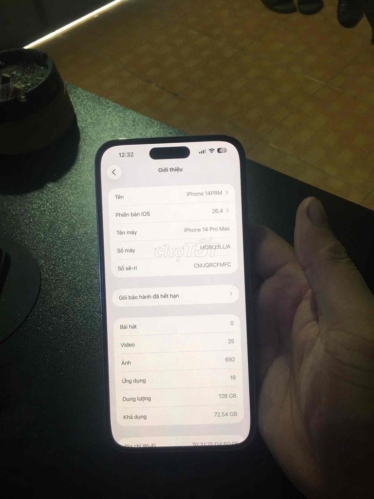 iPhone 14 Pro Max 128GB full chức nâng. Mua bán Điện thoại tại Thành phố Thủ Dầu Một Bình Dương được đăng bởi Hoàng hình 1