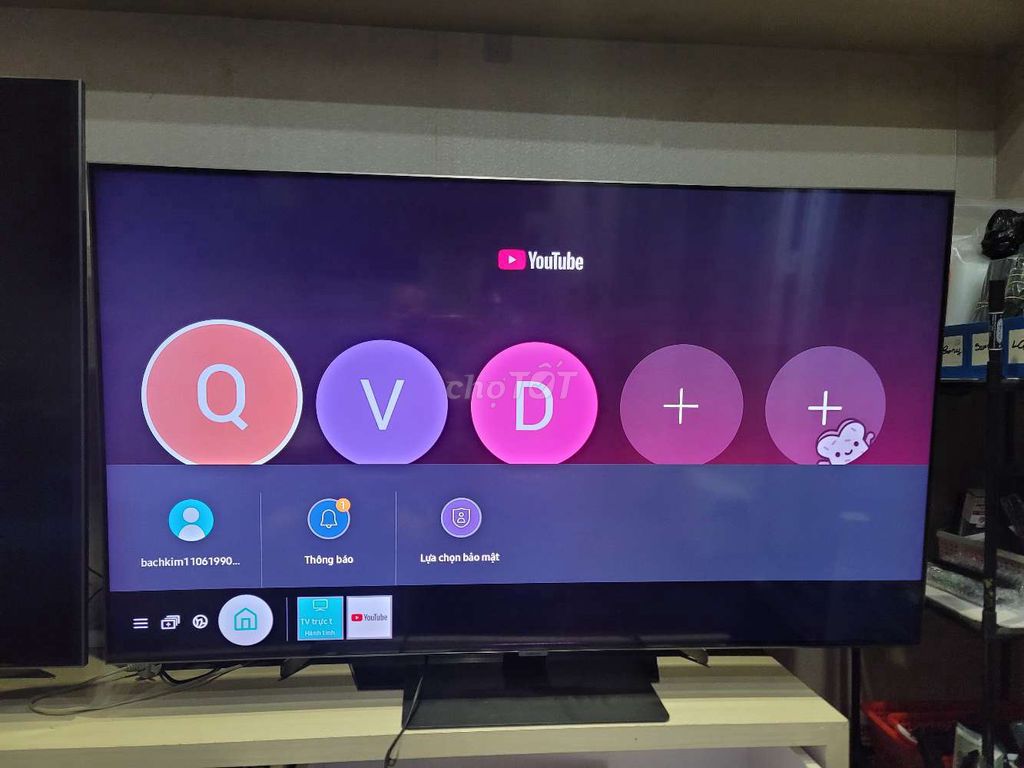Tivi Samsung QLED 55 inch cao cấp 2022 loa 60W. Mua bán Tivi, Âm thanh tại Quận 7 Tp Hồ Chí Minh được đăng bởi Hoàng Long Tivi  hình 1