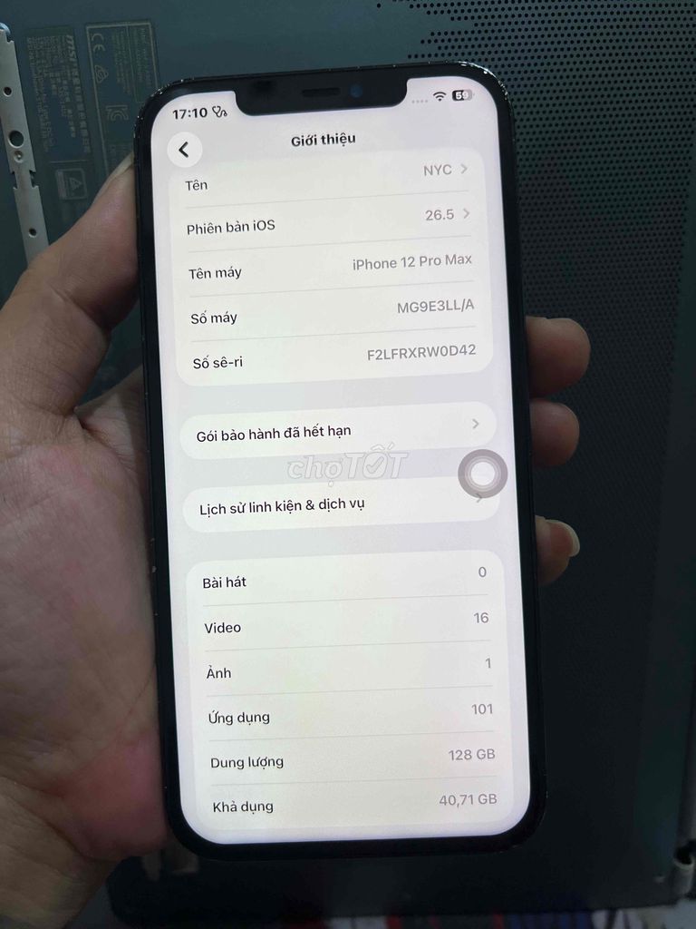Apple iPhone 12 Pro Max 128GB Xám. Mua bán Điện thoại tại Quận Đống Đa Hà Nội được đăng bởi Nam hình 1