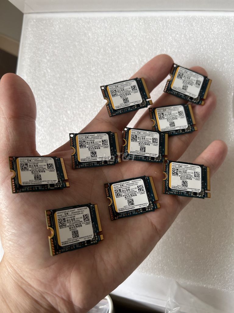 SSD NVME Kioxia 512GB gen 4 tốc độ cao tháo máy. Mua bán Linh kiện (RAM, Card...) tại Quận Phú Nhuận Tp Hồ Chí Minh được đăng bởi Tran Dinh Nam hình 1