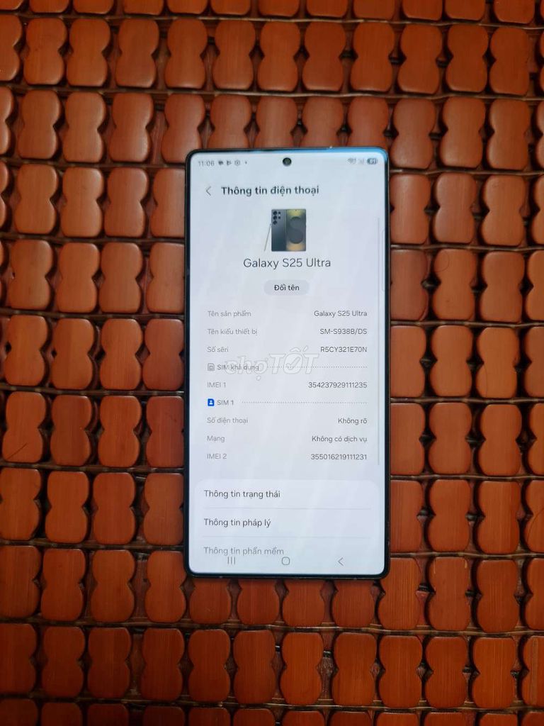 Samsung S25 Ultra 512GB Đen 5G. Mua bán Điện thoại tại Quận Tân Bình Tp Hồ Chí Minh được đăng bởi Sơn hình 1
