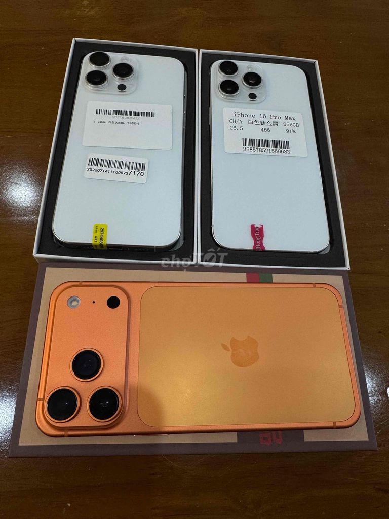 iPhone 16 Pro Max 256GB Trắng 91-95%. Mua bán Điện thoại tại Huyện Yên Phong Bắc Ninh được đăng bởi Đặng Thị Thao hình 1