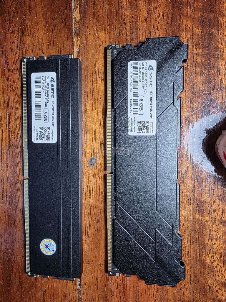 RAM DDR4 SSTC 8GB 3200MHz Đã sử dụng. Mua bán Linh kiện (RAM, Card...) tại Thành phố Long Xuyên An Giang được đăng bởi Hiếu Lê hình 1