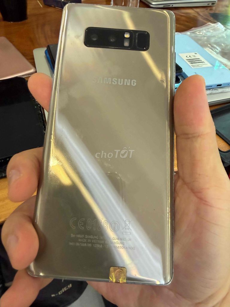 Samsung Galaxy Note 8 Vàng đồng hư màn hình. Mua bán Điện thoại tại Quận Phú Nhuận Tp Hồ Chí Minh được đăng bởi Thanh nam hình 1