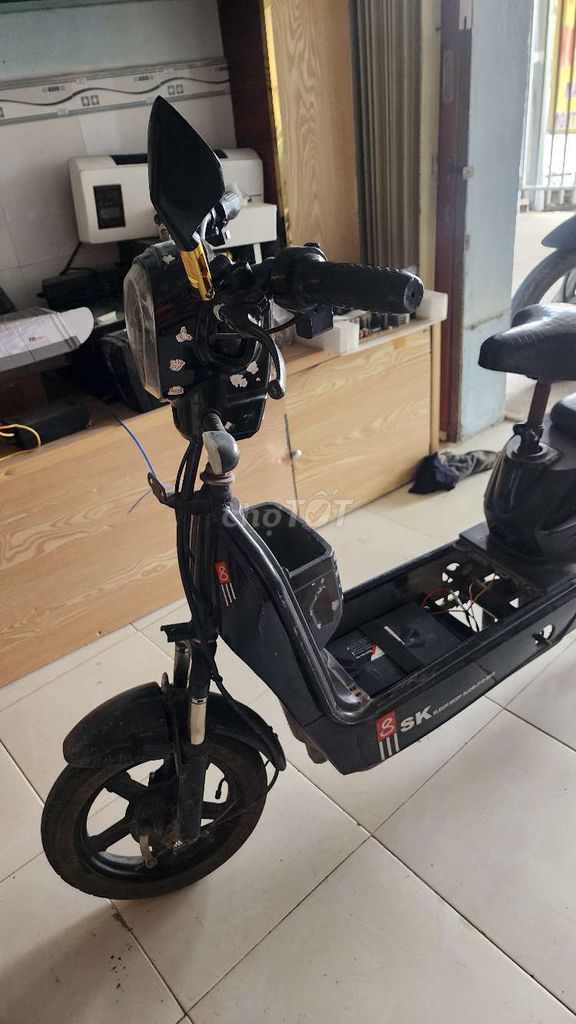 Xe đạp điện màu đen, pin 54V 15Ah. Mua bán Xe điện tại Thành phố Thuận An Bình Dương được đăng bởi Nguyễn quan Thái hình 4