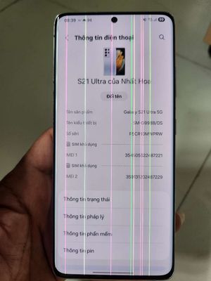 S21 Ultra 5G VN 8/128 sọc màn, xài chữa cháy ok. Mua bán Điện thoại tại Thành phố Thủ Đức Tp Hồ Chí Minh được đăng bởi Tịnh Lưu Ly