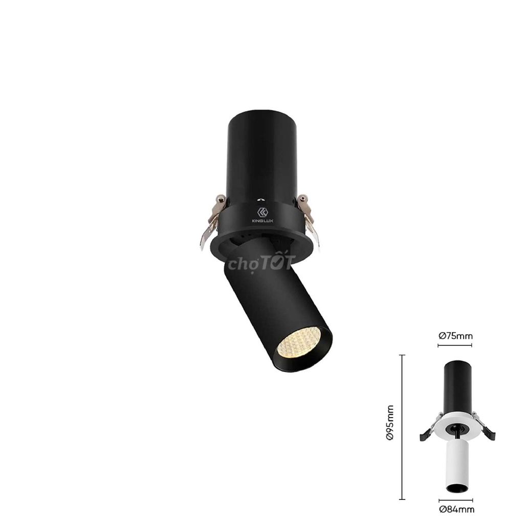 Đèn Spotlight KINGLUX Đen. Mua bán Đèn tại Quận Hà Đông Hà Nội được đăng bởi A Phước hình 1