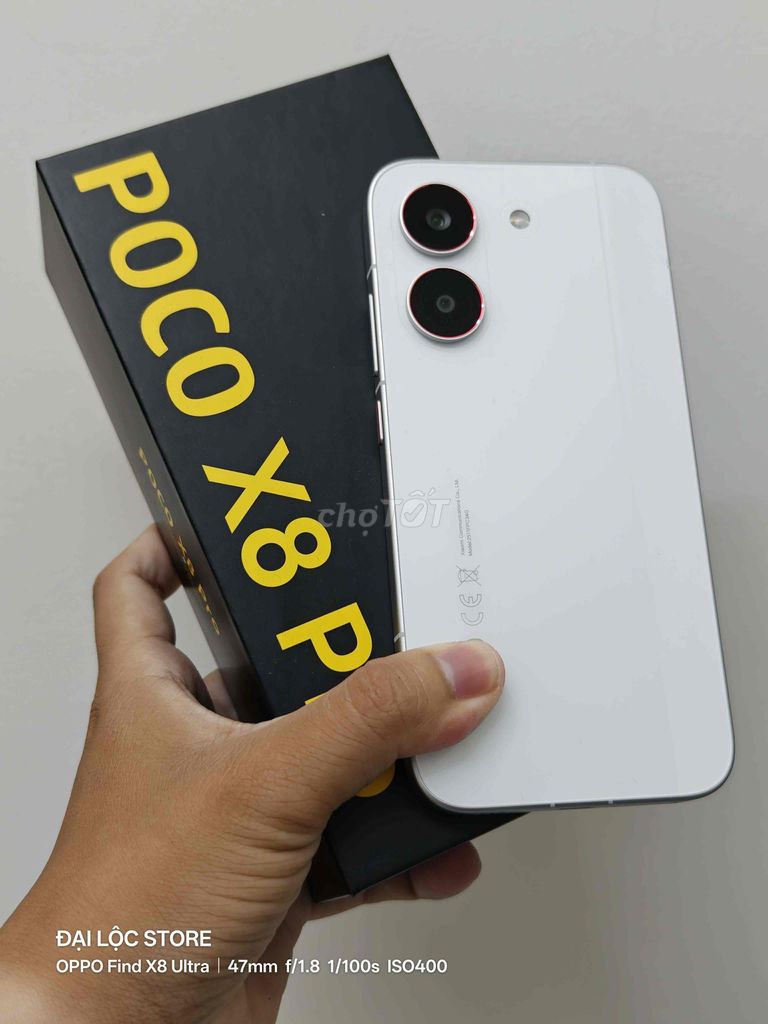 Poco X8 Pro 5G dimen 8500ultra new. Mua bán Điện thoại tại Thành phố Sóc Trăng Sóc Trăng được đăng bởi Mạch Đại Lộc hình 1