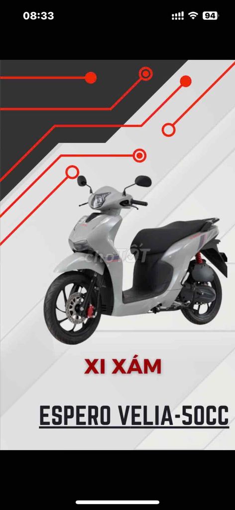 Vission VELIA 50cc mới. Mua bán Xe máy tại Quận Tân Phú Tp Hồ Chí Minh được đăng bởi   CỬA HÀNG XE MÁY PHƯỚC THỌ hình 6