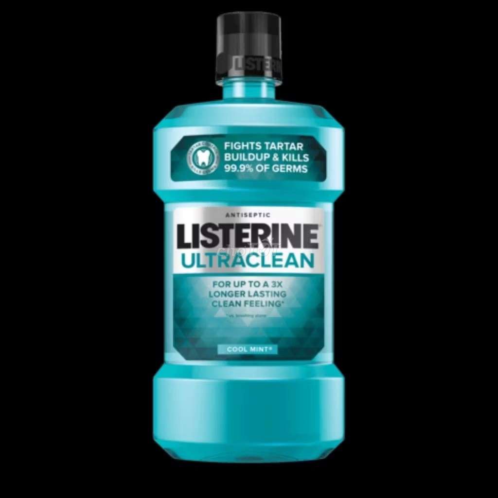 Nước súc miệng Listerine Ultraclean Cool Mint Mỹ. Mua bán Thiết bị vệ sinh, nhà tắm tại Quận Phú Nhuận Tp Hồ Chí Minh được đăng bởi Hung Pham hình 1